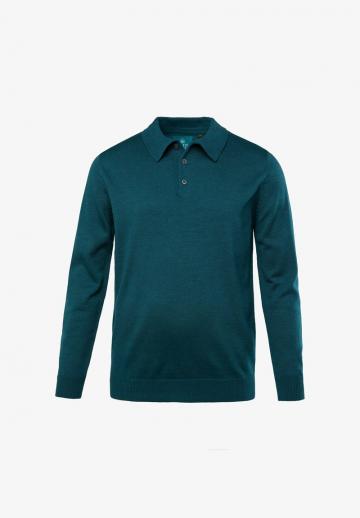 Поло с длинным рукавом