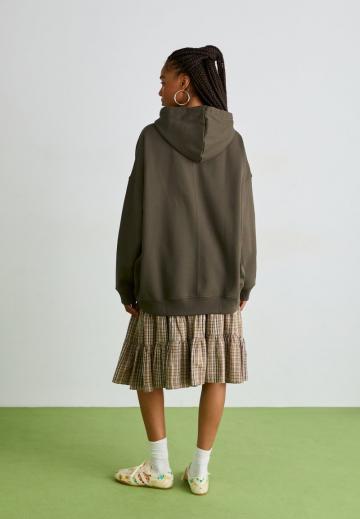 Пуловер с капюшоном