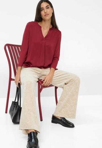 Атласная блузка