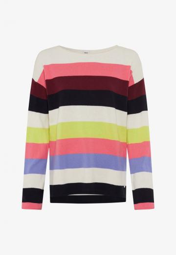 Пуловер в полоску