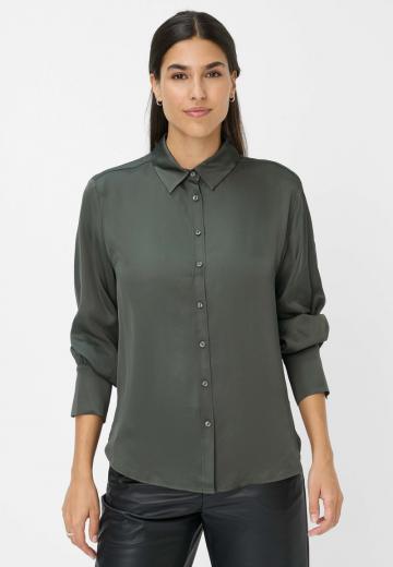 Атласная блузка