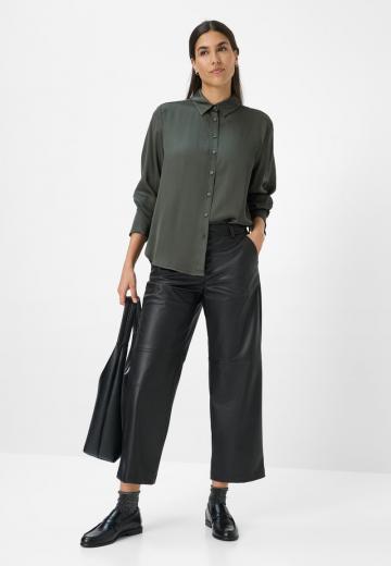 Атласная блузка