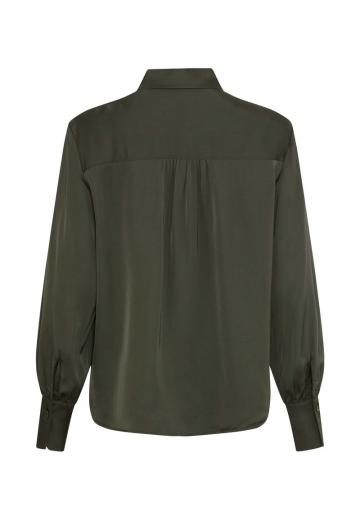 Атласная блузка