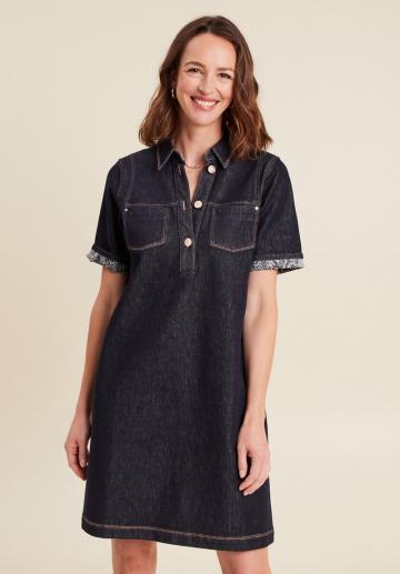 Джинсовое платье