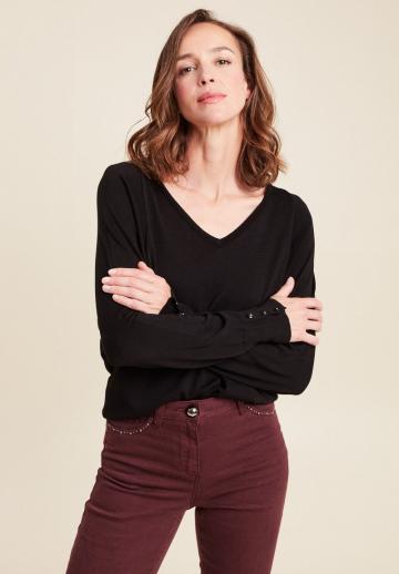 Длинный пуловер