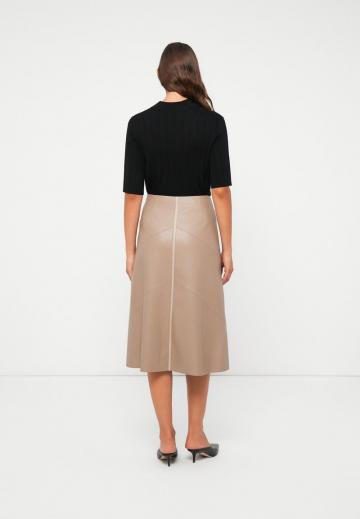 Кожаная юбка