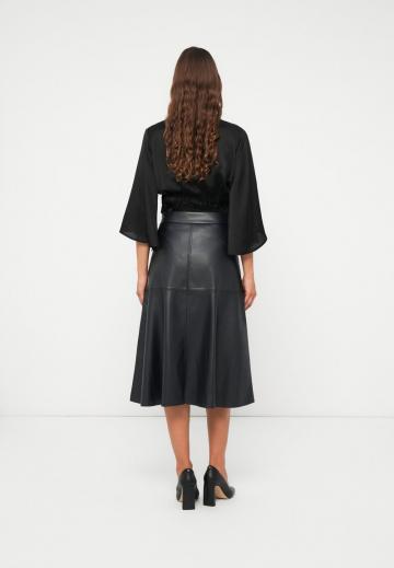 Кожаная юбка