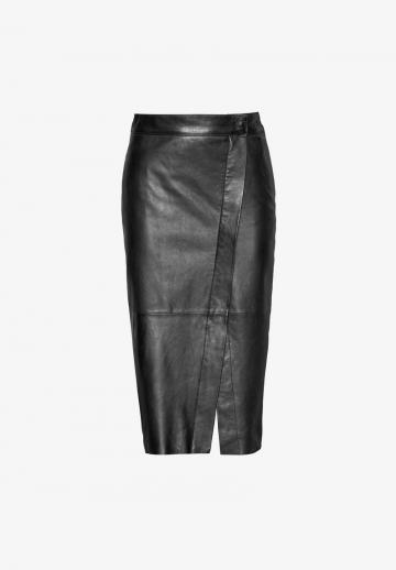Кожаная юбка