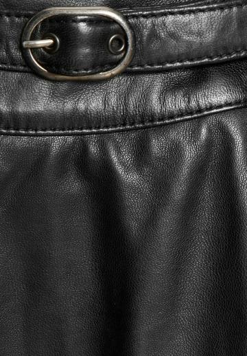 Кожаная юбка