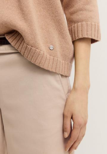 Пуловер с рукавом три четверти