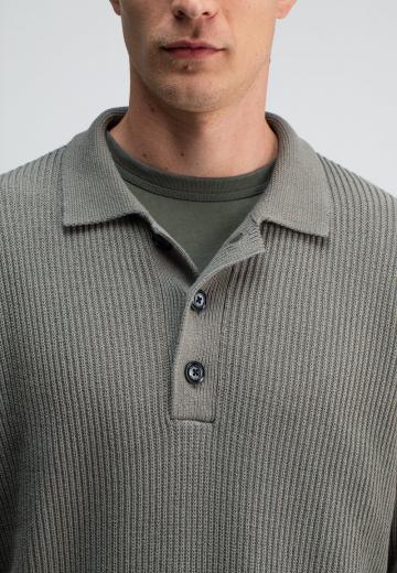 Поло с длинным рукавом