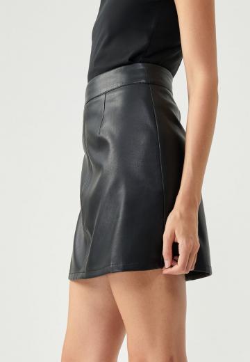 Кожаная юбка