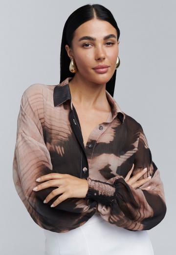 Длинная блузка