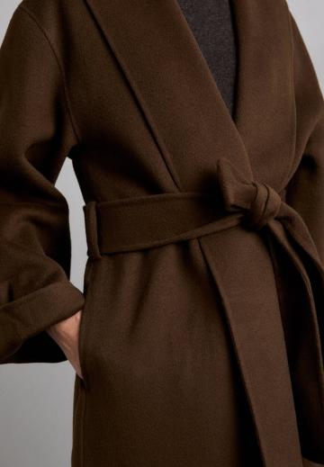 Шерстяное пальто