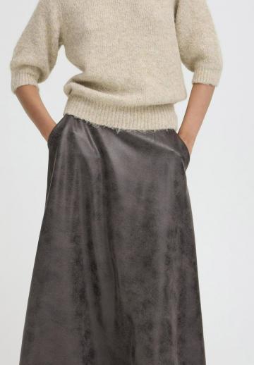 Кожаная юбка