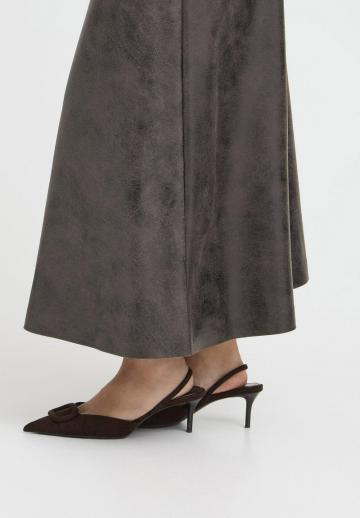 Кожаная юбка