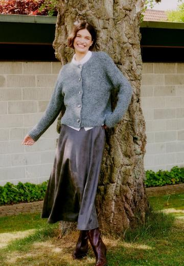 Кожаная юбка