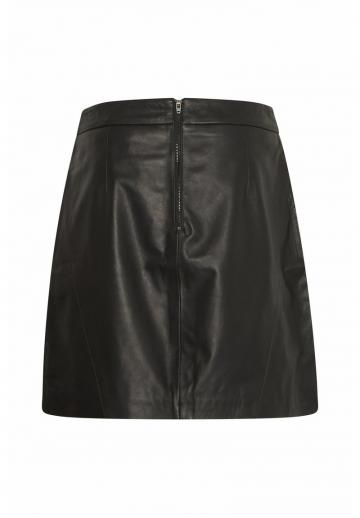 Кожаная юбка