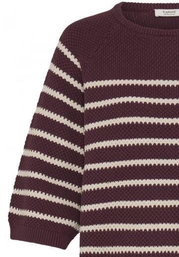 Пуловер в полоску