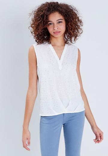 Блузка без рукавов