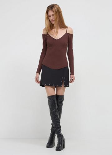 Топ на бретельках