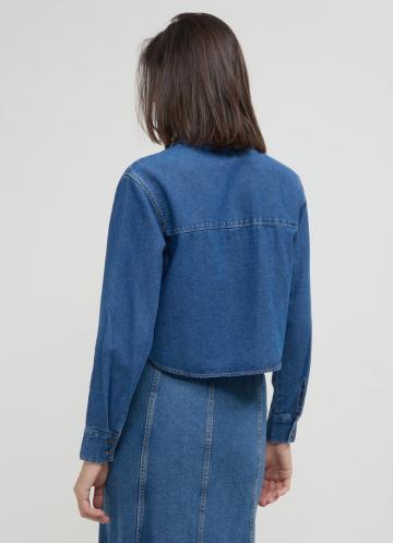 Джинсовая блузка