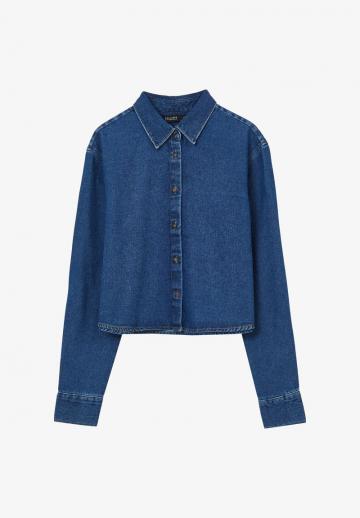 Джинсовая блузка