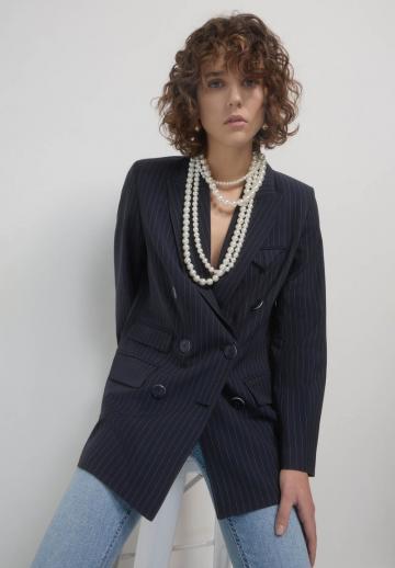 Длинный блейзер