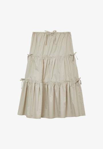 Юбка с воланами