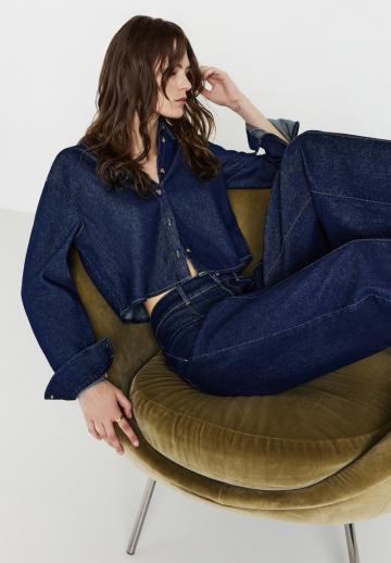 Джинсовая блузка