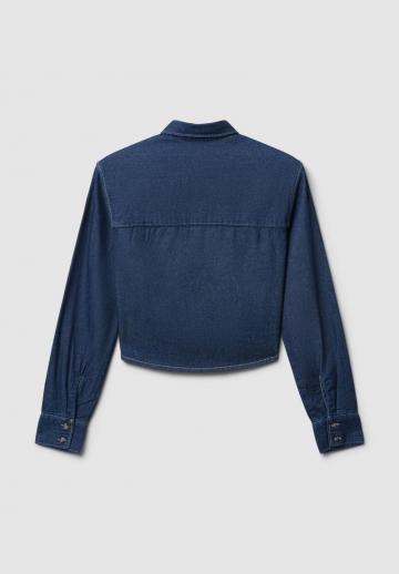 Джинсовая блузка