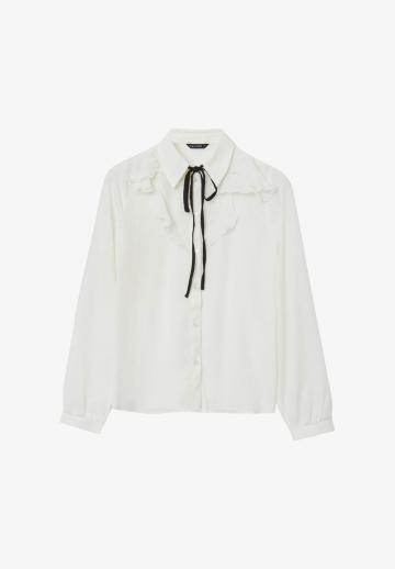 Атласная блузка