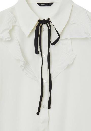 Атласная блузка