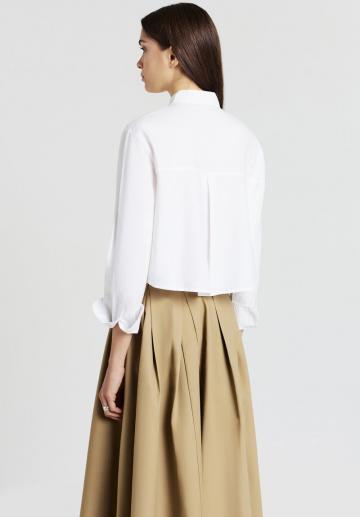 Атласная блузка