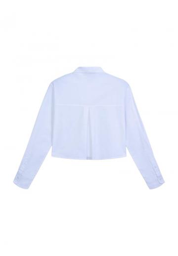 Атласная блузка