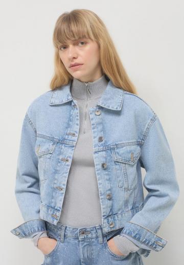 Джинсовая жилетка
