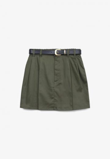 Юбка с накладными карманами