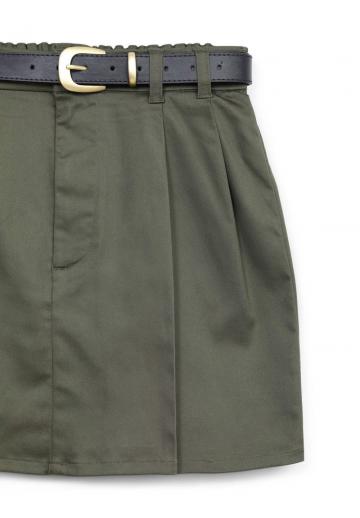 Юбка с накладными карманами