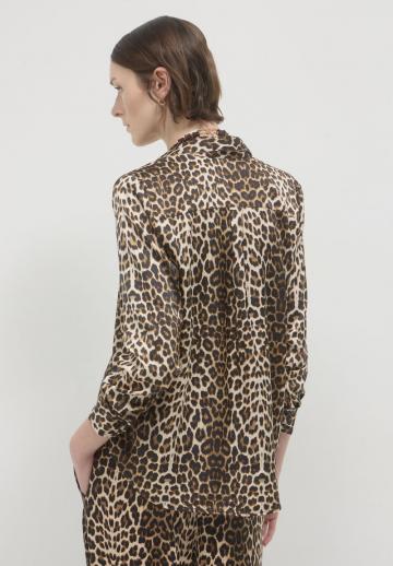 Атласная блузка