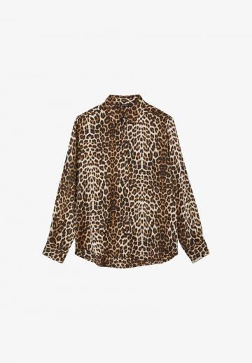 Атласная блузка