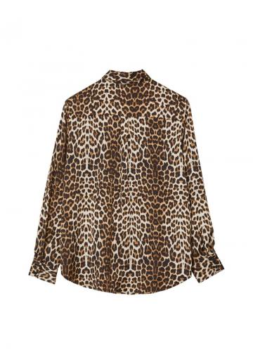 Атласная блузка