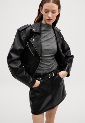 Кожаная юбка