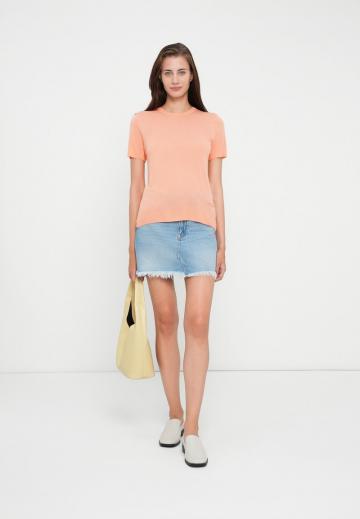 Пуловер с коротким рукавом