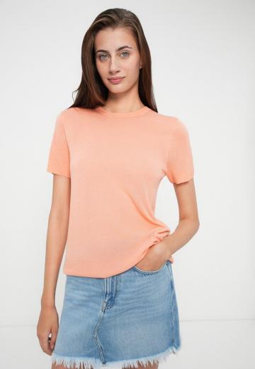 Пуловер с коротким рукавом