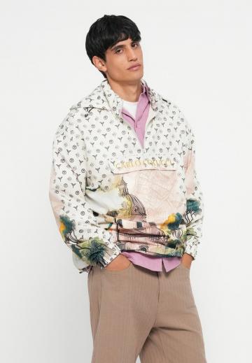 Пуловер с капюшоном