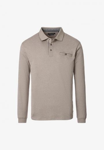 Поло с длинным рукавом