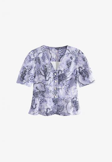 Джинсовая блузка