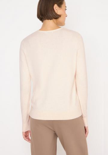 Пуловер с вырезом V