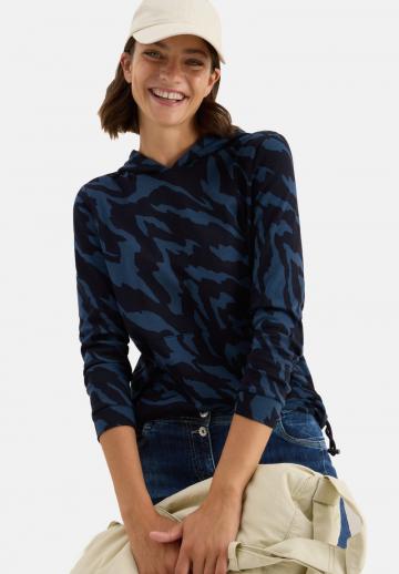 Пуловер с капюшоном