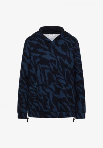 Пуловер с капюшоном